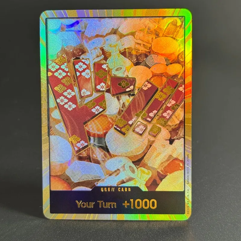 10PCS DON OPCG English TCG Gold DON!!! Collection Cards Zoro Ace Doflamingo Rebecca FOIL NM Refraction Flash Cards ToyGifts OPCG