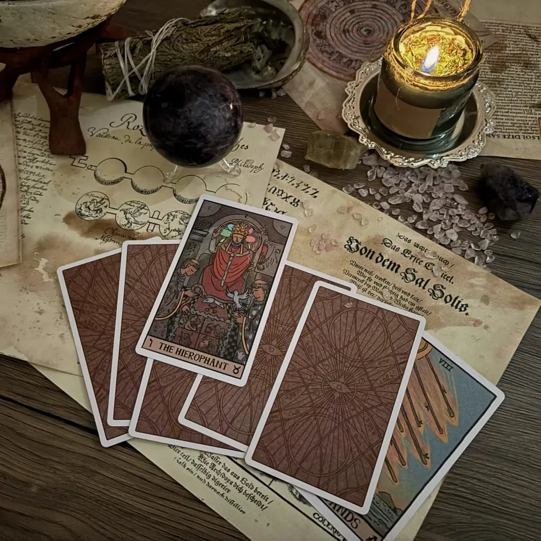 Akashic Eye Tarot & West Tarot Cards – Casual Board Game Deck for Leisure Play
