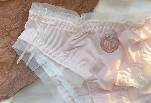 Sweet Kawaii Girl French Pure Mesh Triangle Bra Set Sheer See Through Non-Wired Thin Soft Lace Bra Panties S-XL Hot Sale Set