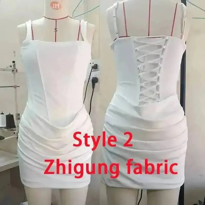 Giyu Sexy Club Party Mini Short Dresses 2026 Summer Sleeveless Backless Lace Up Bodycon Dress Fishbone Tunic Bandage Robe
