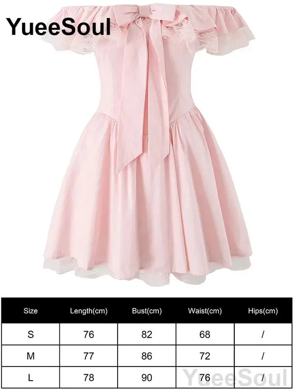 Pink Women's Dress Elegant Evening Birthday Party Female Dresses 2026 Summer New Sweet Cute Y2K Casual High Street Lolita Dress