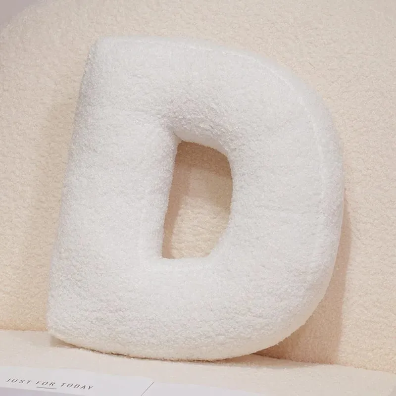 Hot Wholesale Cozy English Letters Pillow Sofa Cushion Living Room Decor 26 Letter Stuffed Doll Toy Kids Teaching Words Game Kid