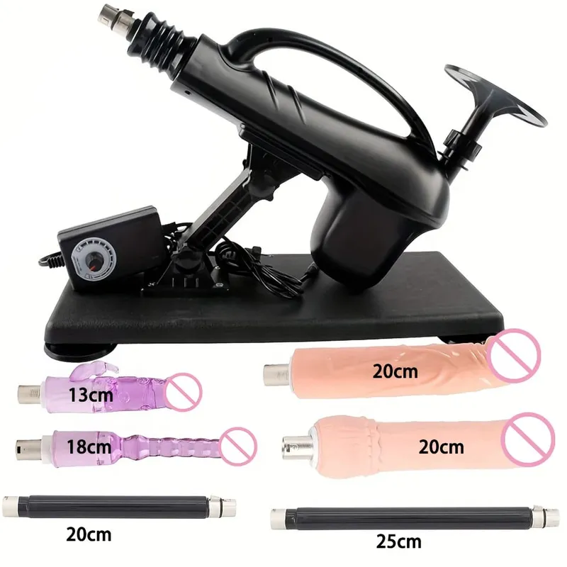 Automatic Sexual Machine 3XLR Dildo Attachments Female Masturbation Vibrator Massage Gun Sex Toys for Men Couples Adult Products