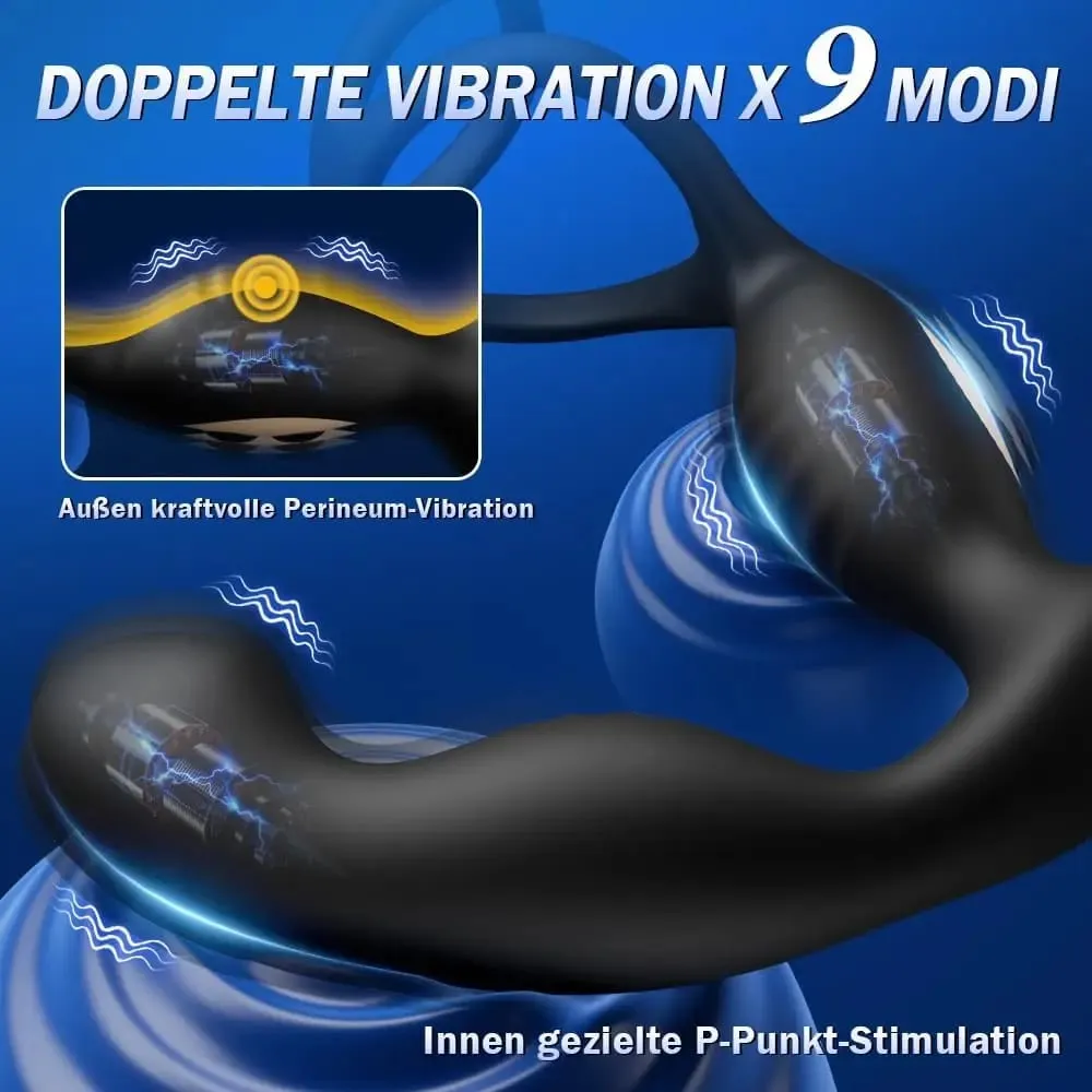 Anal Vibrator Male Sex Toys for Men Prostate Massager With Penis Ring Remote Anal Toy Adults Product Butt Plug for Women Gay — image 4