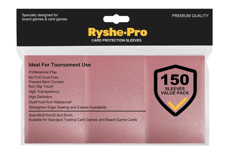100pcs 2.5"x3.5" Premium Trading Card Sleeves 66x91mm Standard Sized Board Game Cards for MTG Magic Gathering Lorcana Game Card