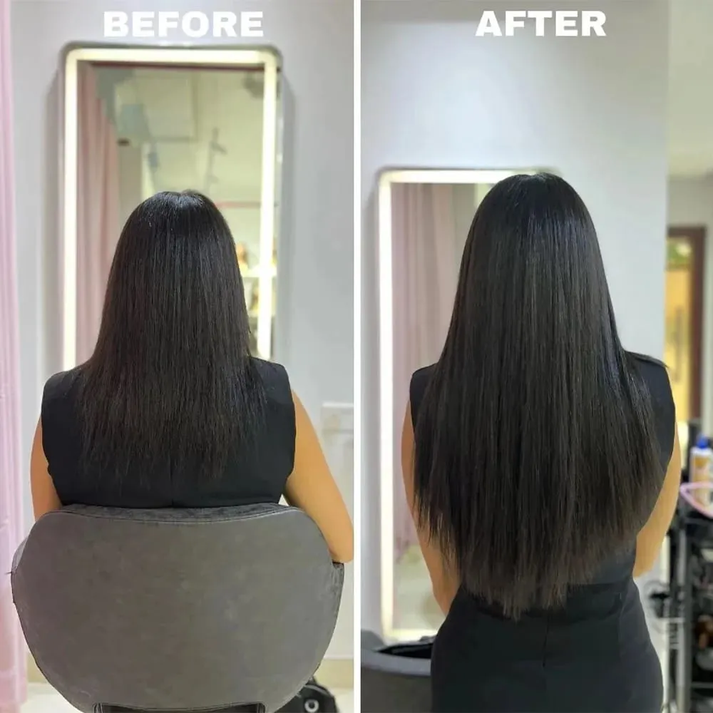 26 Inch Straight Tape In Hair Extensions 20pcs/50g Natural Black Remy 100% Human Hair Tape Ins Adhesive Invisible Glue Seamless