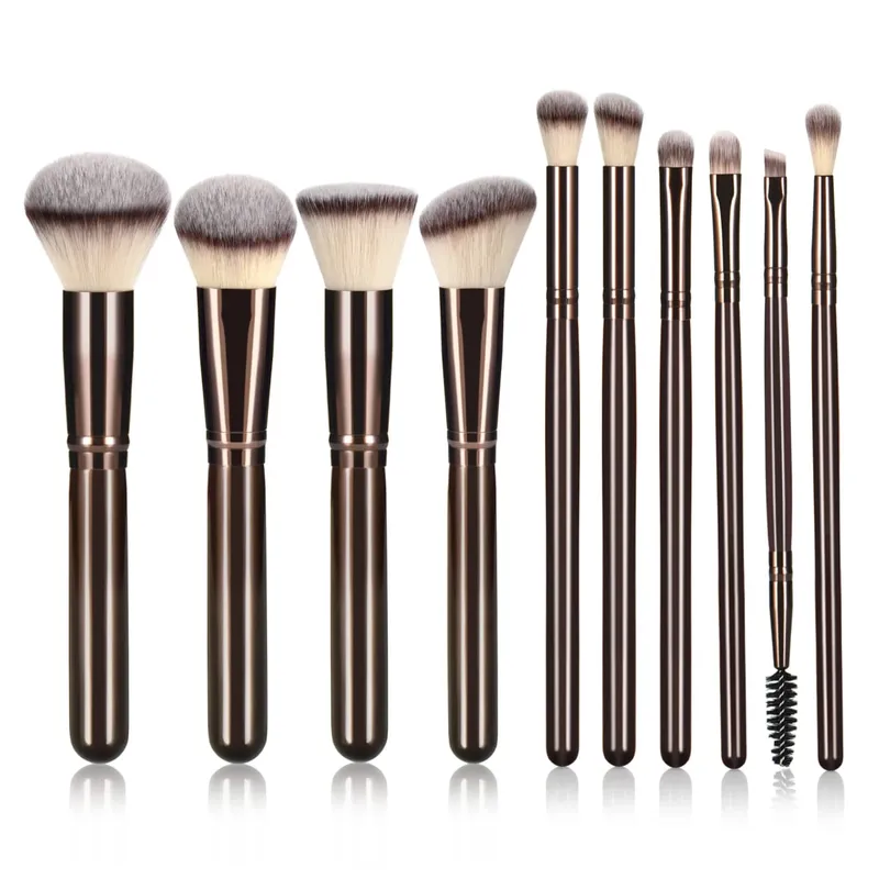 13PCS Makeup Brush Set Foundation Concealer Powder Eyeshadow Blush Brush Kabuki Blending Cosmetic Beauty Tool for Face
