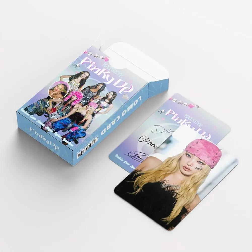 92pcs KATSEYE New Album PINKY UP Photo Card Photocards Stickers Kpop Merch Lomo Cards Set Fans Collection Cards Gifts
