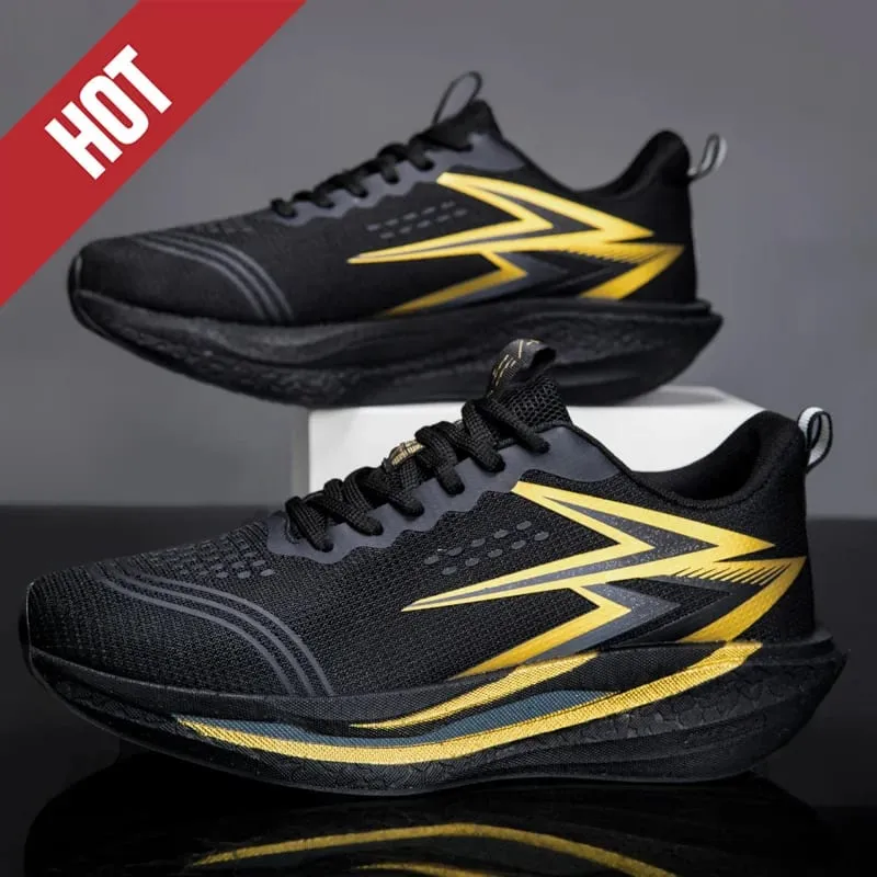 NEW Running Shoes Carbon Board Marathon Men Sports Breathable Lightweight Women's Comfortable Athletic Nonskid Sneakers Casual