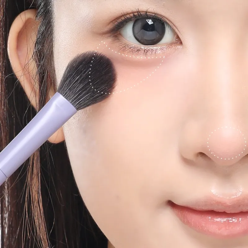 1PC Super Soft Purple Blusher Brush Foundation Contour Eye Shadow Brush Highlight Brow Shadow Brush Makeup Brushes