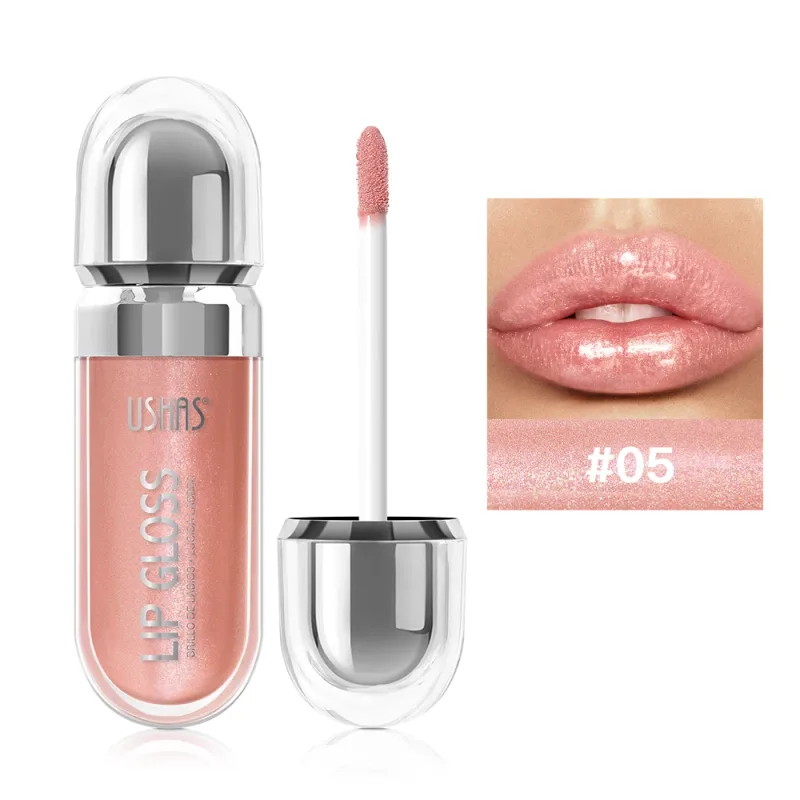 Shimmer Lip Gloss 12 Shades Glass High Shine Μη κολλώδες Ενυδατικό Μακιγιάζ χειλιών που γεμίζουν μεγάλη διάρκεια