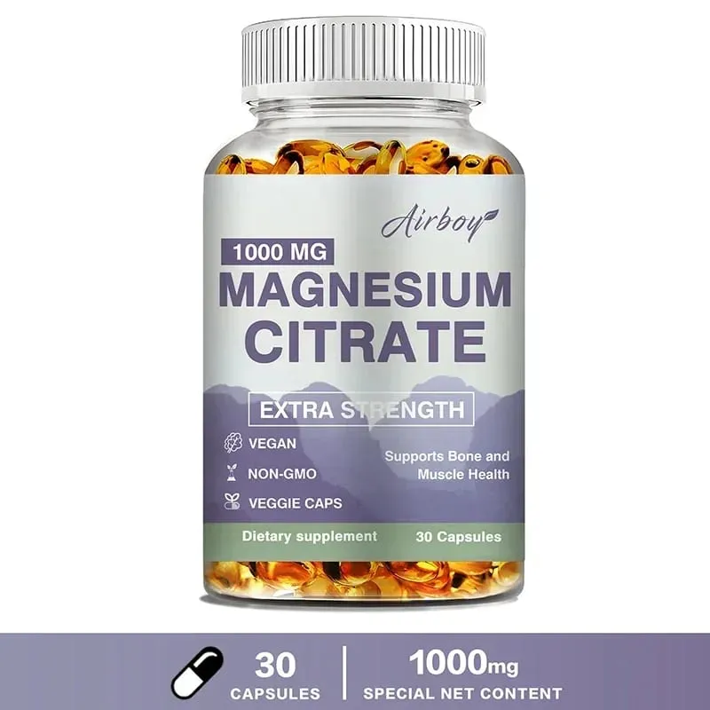 Magnesiumcitrat – Ergänzung zur Stressentspannung, Knochen, Schlaf, Herzgesundheit, Nerven, Muskeln und Stoffwechsel — image 9