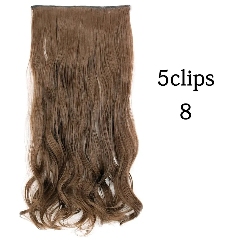 Tổng Hợp 22 32 Inch 5 Kẹp Tóc Chịu Nhiệt Giả Bộ Tóc Giả Dài Lượn Sóng Kiểu Tóc Kẹp Trong Tóc