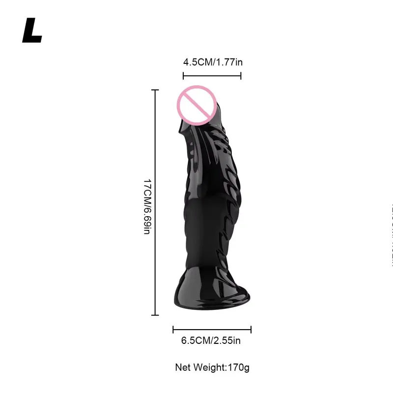 Crystal Clear Spiral Glass Dildo with Strong Suction Cup Base Transparent Realistic Anal Vaginal Sex Toy for Women Men Couples