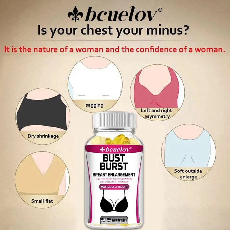 Pueraria Mirifica 1000mg Capsules Natural Plant Supplement Supports Breast Firmness & Elasticity Balanced Estrogen Metabolism