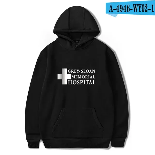 Harajuku Gray's Anatomy Tumblr Greys Anatomy printed Hoodies Sweatshirts Men/Women Comfortable Sweatshirt Adult/Child Pullovers