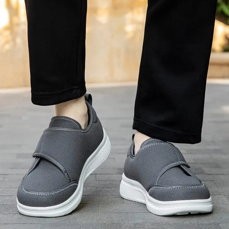 New Wide Toe Men Barefoot Shoes Orthopedics Wide Feet Swollen Shoes Comfortable Diabetic Shoes Walking Shoes Men's Shoes