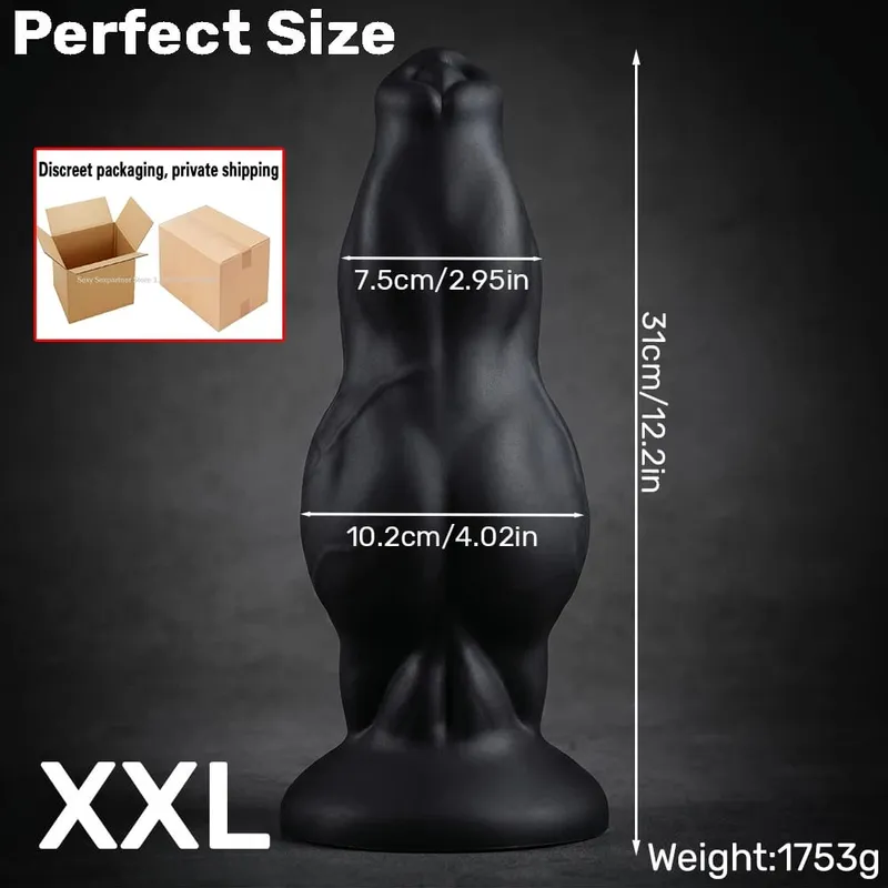 NEW Large Animal Penis Huge Dog Cock Dildo Suction Cup Masturbator Female Anal Butt Plug Big Anal Plug Adult Sex Toys Products