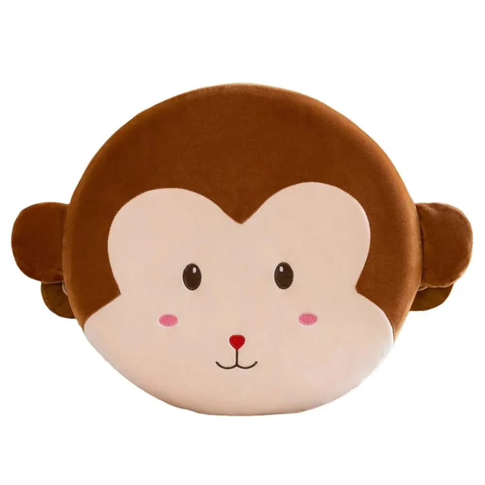 Universal Cartoon Animal Dog Cat Chair Cushion Comfortable Thick Seat Pads Soft For Office Student Dormitory Car