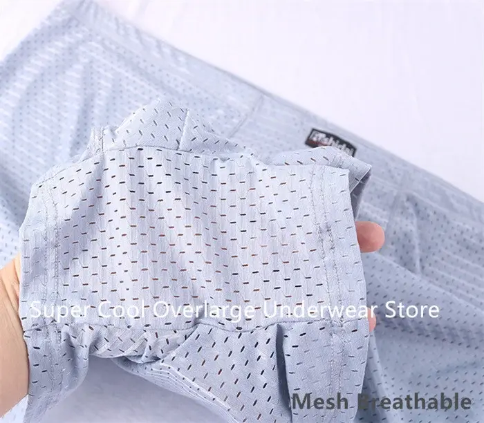 ฤดูร้อนตาข่ายนักมวยผู้ชาย 200 กก.PLUS ขนาด 13XL 12XL กางเกงกางเกงชายกางเกงเอวสูง 10XL ชุดชั้นในขนาดใหญ่กางเกงขาสั้นผ้าไหมน้ำแข็ง
