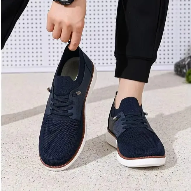 Spring and Autumn New Men's Breathable Casual Shoes Mesh Sports Shoes Soft Soles Comfortable Lightweight Smooth Men's Shoes