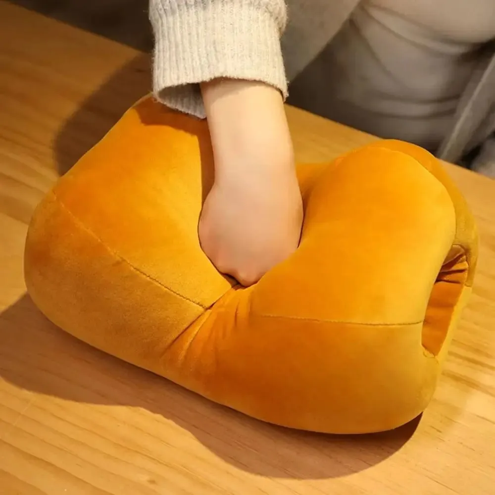 Novelty 42cm Simulation Meat Bone Pillow Soft Washable Pillow Hypoallergenic Cartoon Design Dual-use Pillow Sofa Cushion