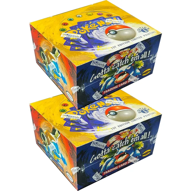 Whole pack PKM 1st Edition Booster Pack PTCG Proxy Cards for Base Set Pack Charizard Blastoise Venusaur TCG Cards 11pcs/Pack Toy