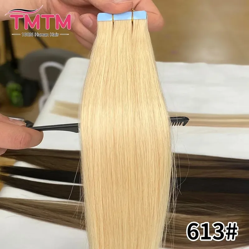 Straight Tape in Hair Extensions Human Hair 2g/2.5g/pcs Tape in Extension 20pcs/set Remy Human Hair Natural Human Hair Extension