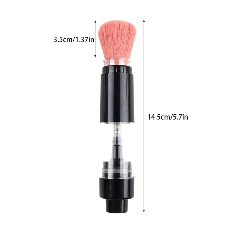 Multi-functional Push-on Spray Powder Brush Refillable Powder Brush Cosmetic Powder Brushes Foundation Blush Brush Makeup Tools