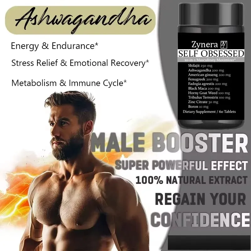 Ashwagandha Shilajit Maca Tablet Pen-adalah Suplemen Kapsul E-rection Kekebalan Anti-oksidasi untuk Pria