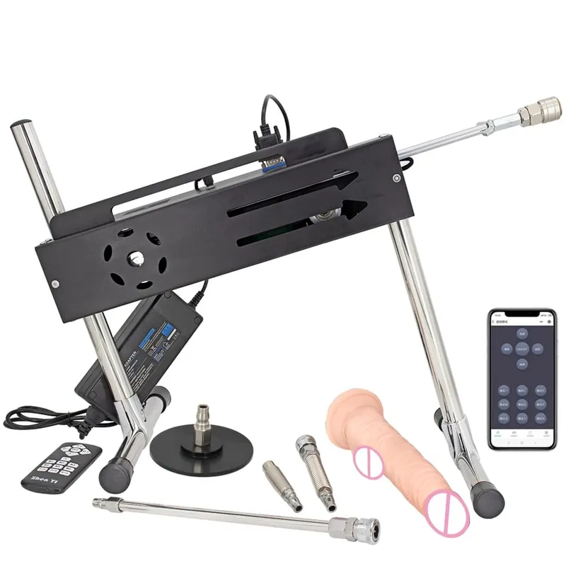 200W Super Powerful Sex Machine for Adult Masturbation Intelligent App Control Premium Love Machine with Dildo Adult Sex Toys