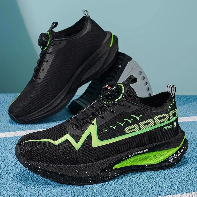 Men Running Shoes Carbon Board Marathon Speciality Race Sports Air Breathable Lightweight Women's Comfortable Athletic Sneakers