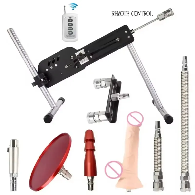 Fredorch Wireless Sex Machine for Women Masturbation Machine 70W Power Mute Sex Toy with Dildo Masturbator 3-9CM Stroke Love Ma
