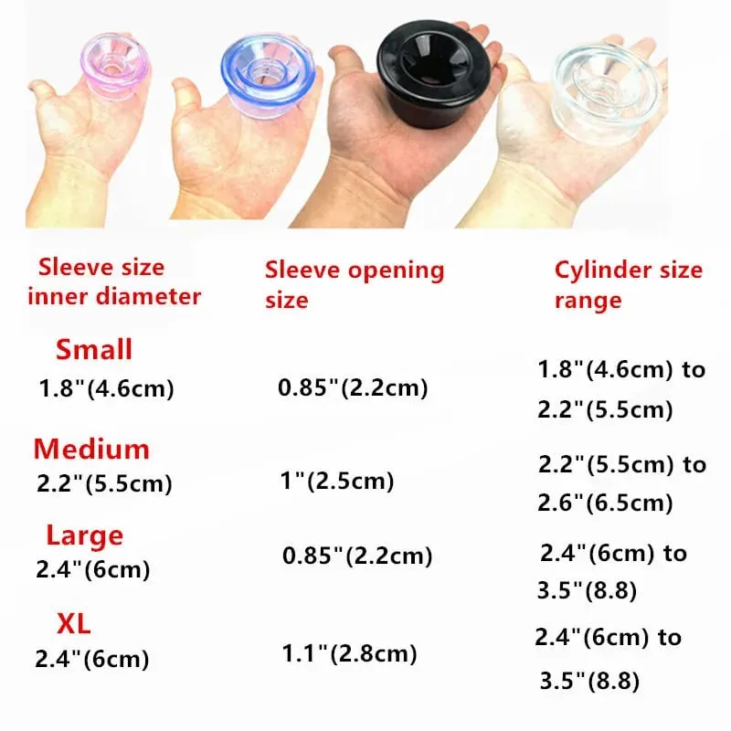 2026 New Silicone Sleeve Sealing Ring for 4.6-7Cylinder Penis Pump Silicone Accessory Sex Toys for Men