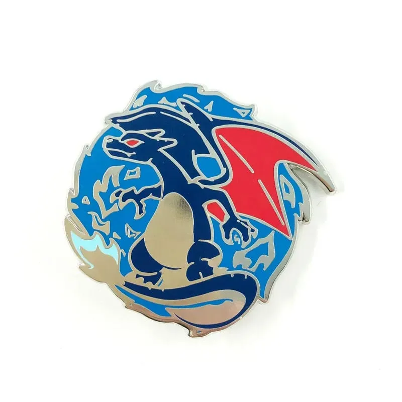 Anime Game Pokemon Hard Enamel Pins Cute Cartoon Gengar Brooches on Clothes Lapel Badges Metal Jewelry Accessories
