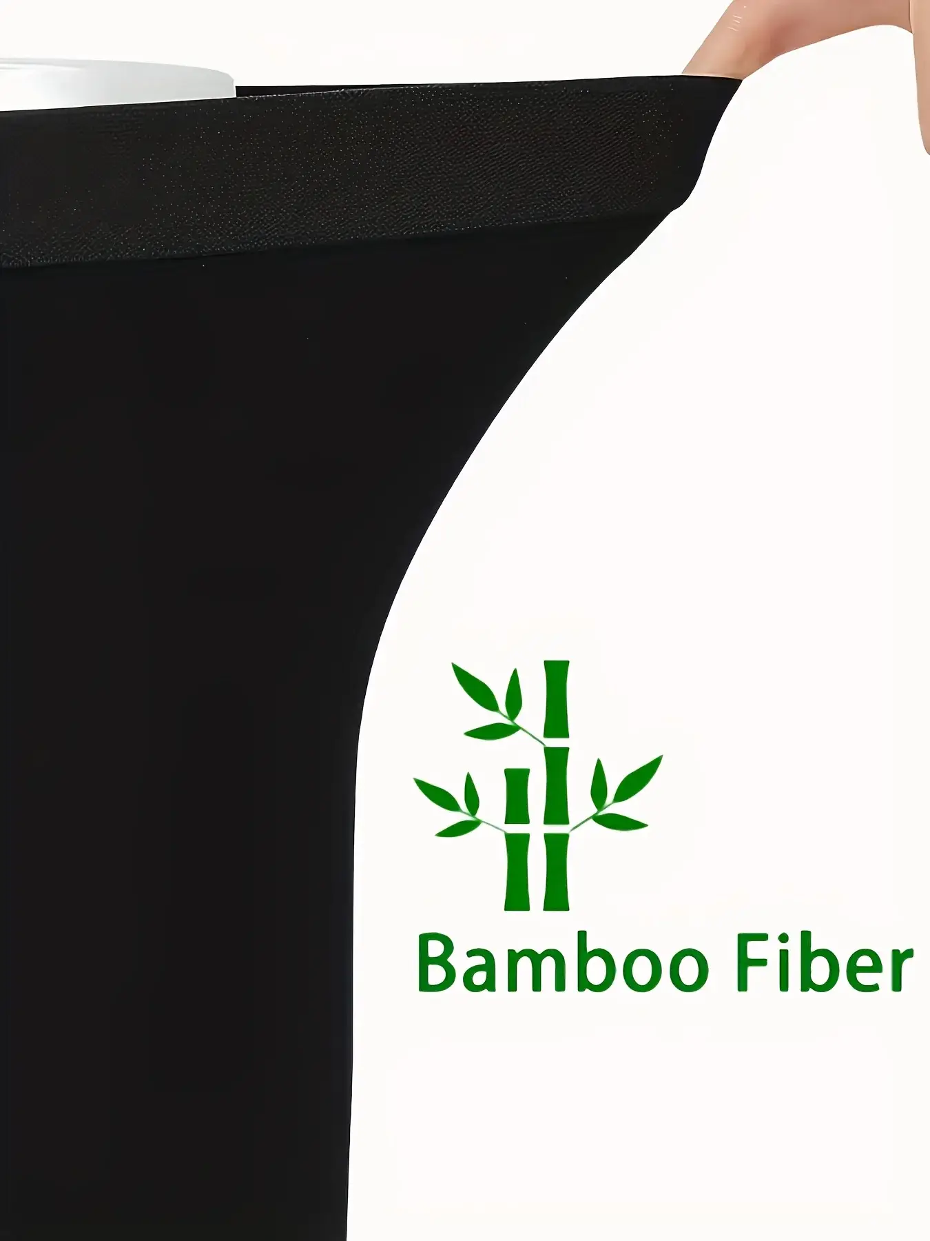5 Packs Bamboo Fiber Man Underwear Summer Thin Comfortable and Breathable Men Boxer Briefs Daily Men Panties Black