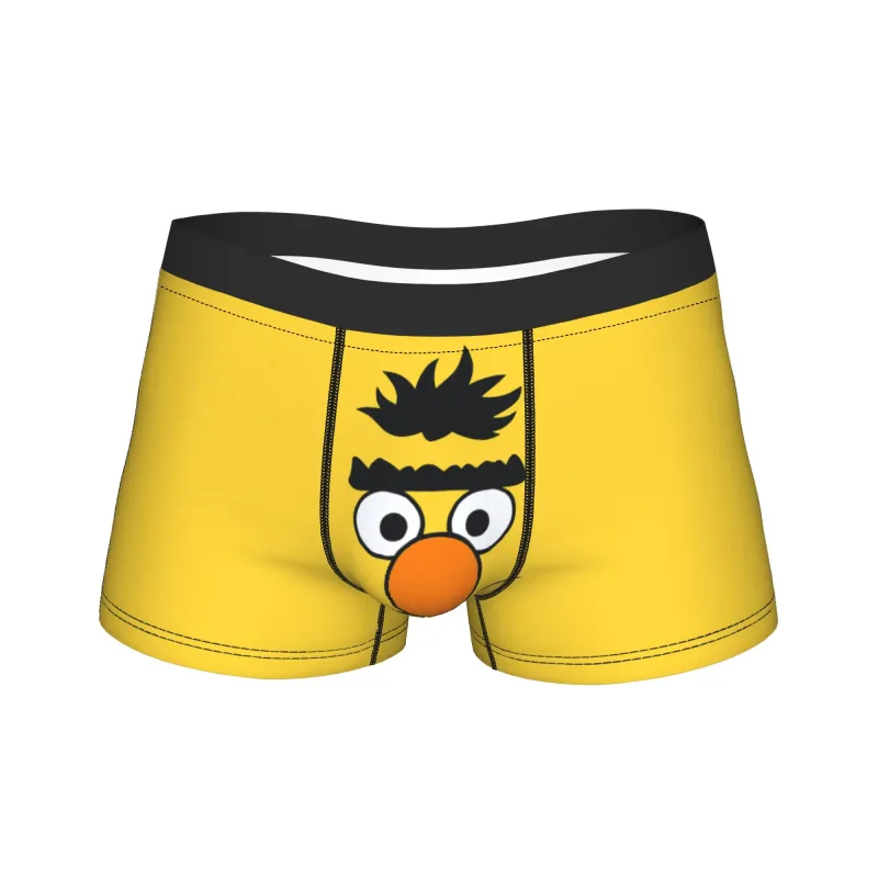 S-Sesames Streets Tango Elmo & Grover Underwear Men Shorts Briefs Funny Boxershorts Quality Customs Oversize Panties