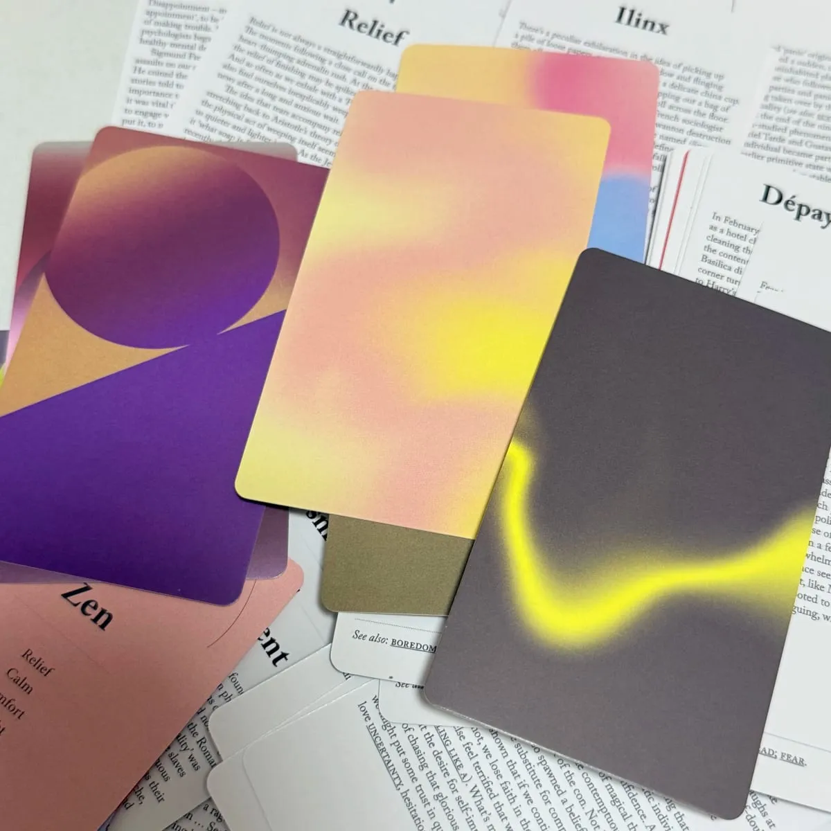 The Box of Emotions Deck Engish Version 80 Cards To Make Sense of Your Feelings