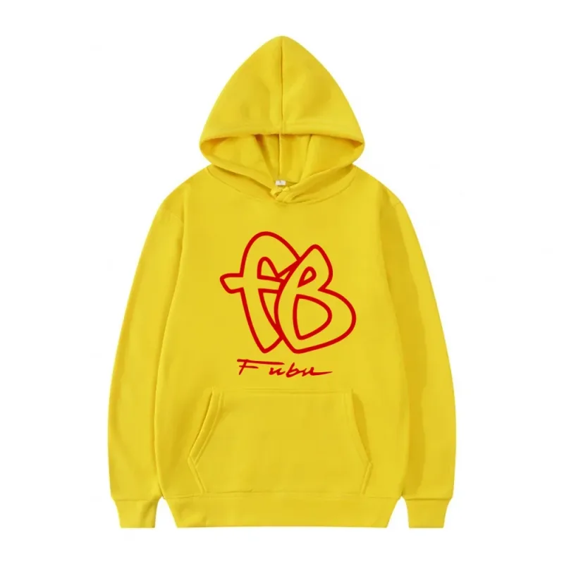 Autumn and Winter Fubu Fb Hoodie, High-quality Men's Hoodie, Fashionable Unisex Streetwear, Men's Casual Pullover