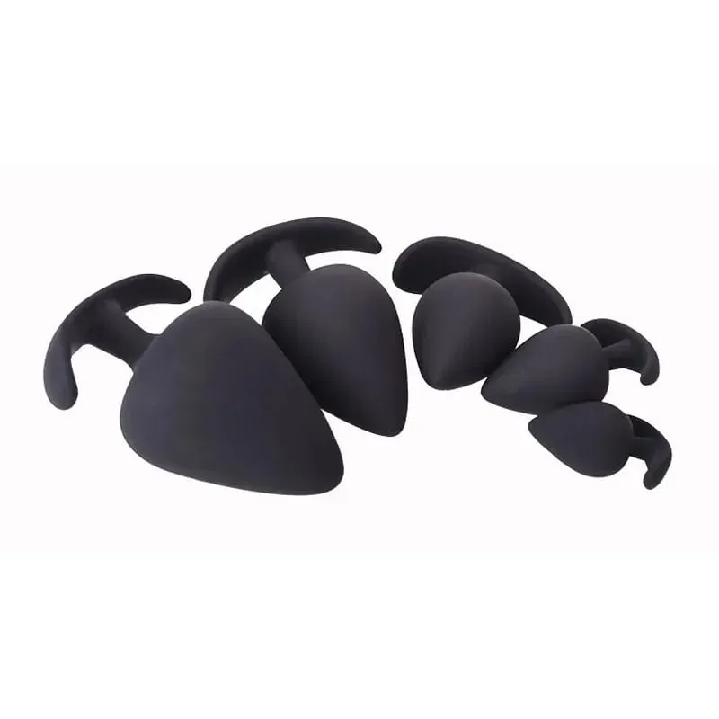 Soft Silicone Anal Sex Toys Anal Dilator Wearable Dildo Butt Plugs For All Day Ass Anus Expansion Anchor Analplug Buttplug 4Size