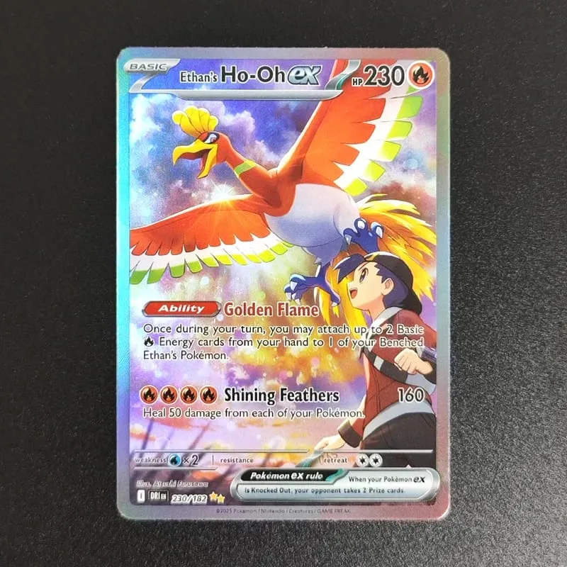 tcg Card English SV10 SV09 Destined Rivals Team Rocket's Mewtwo Cynthia's Garchomp Ethan's Ho-Oh Trading Card Game