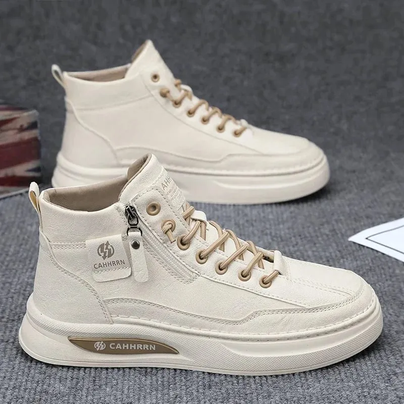 Herren-Sneaker, High-Top-Loafer, Skateboard, Sport- und Freizeitschuhe für Herren, Herren-Sneaker, rutschfest, weich und bequem, neu