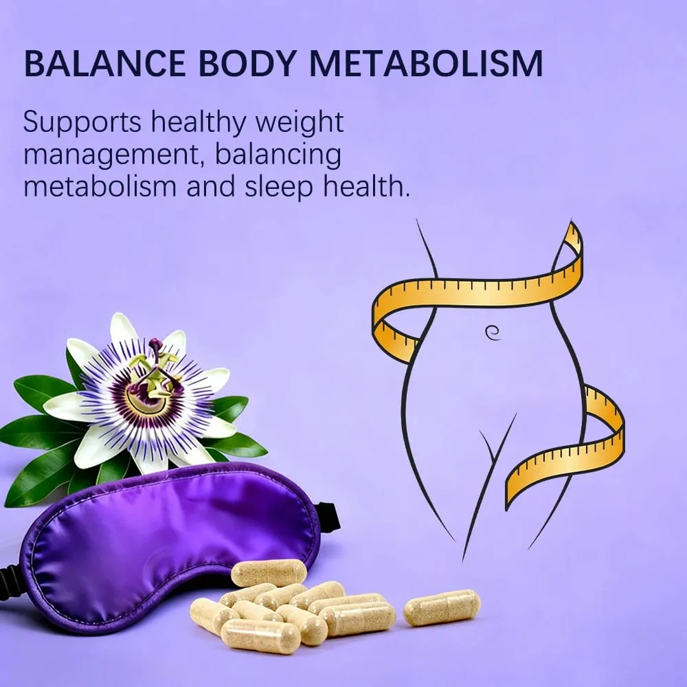 Nighttime Fat Burner Support Capsules Supports Gentle Metabolism Digestive Wellness & Restful Sleep Natural Supplement