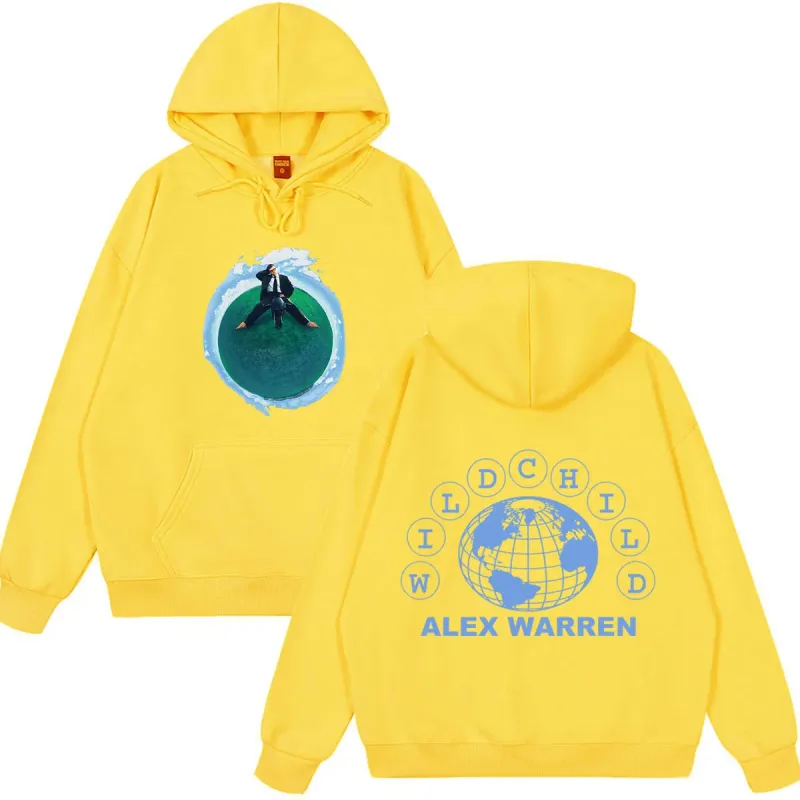 Alex Warren Album Wild child tour 2026 Merch hoodie Men Women Fashion pullover Long sleeves Loose Casual Vintage sweatshirts