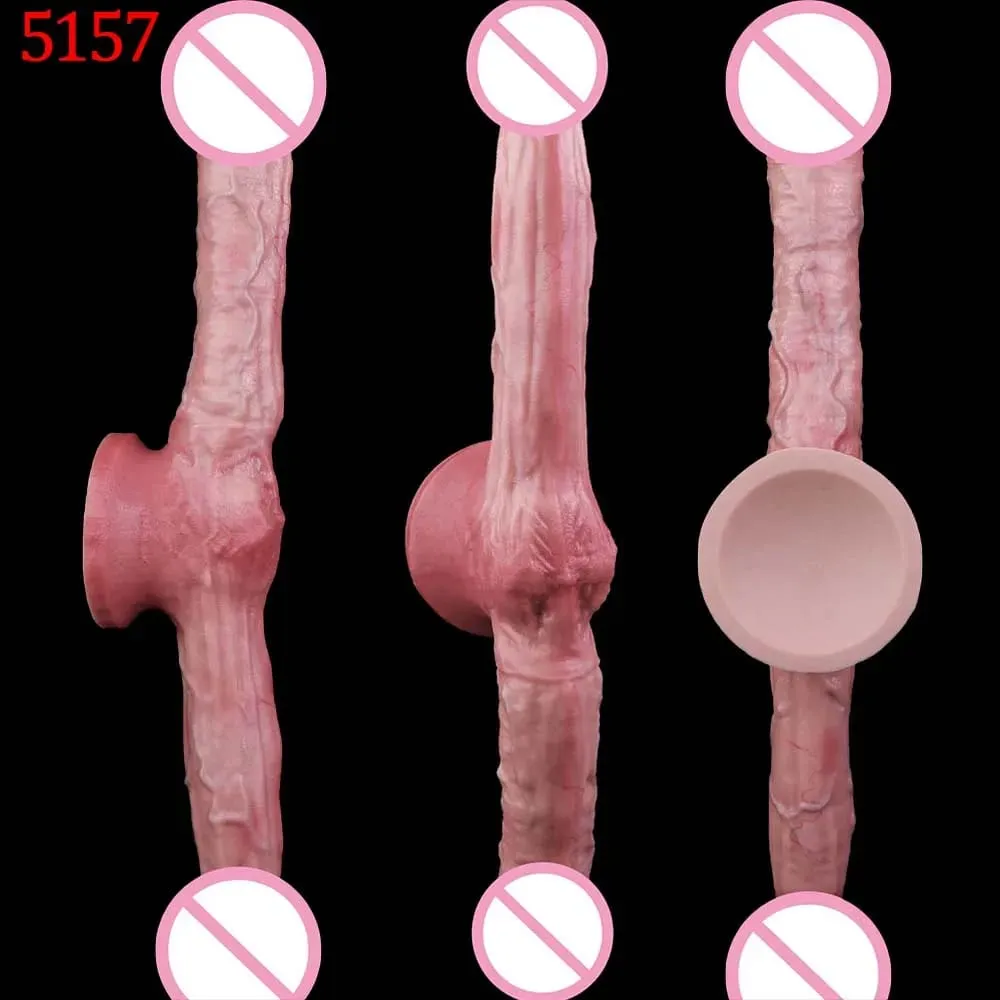 47Cm Thực Tế Dài Dương Vật Giả 2 Đầu Hậu Môn Âm Đạo Kích Thích Đồ Chơi Tình Dục Có Mút Dành Cho Các Cặp Đôi Đồng Tính Nữ Người Đồng Tính Nam trưởng Thành Dụng Cụ