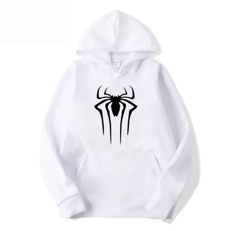 Latest Fashion Men's and Women's Hoodies Casual Hoodies Unisex Trendy Printed Spider Pattern Hoodies