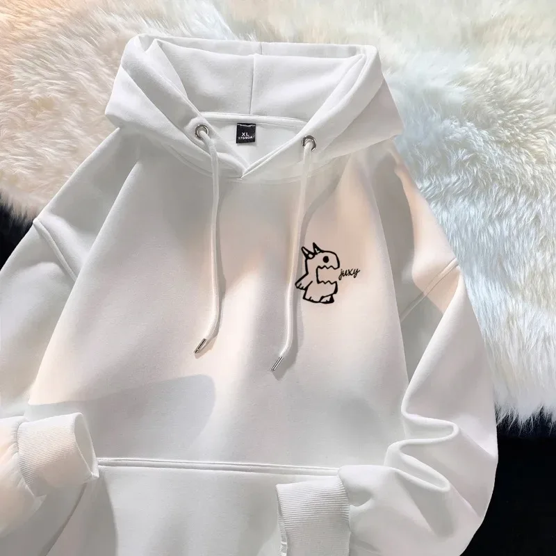 Men's Spring Autumn Hoodie 2026 Fashion Brand Personalized Monster Print Top Multi-Functional Casual Streetwear
