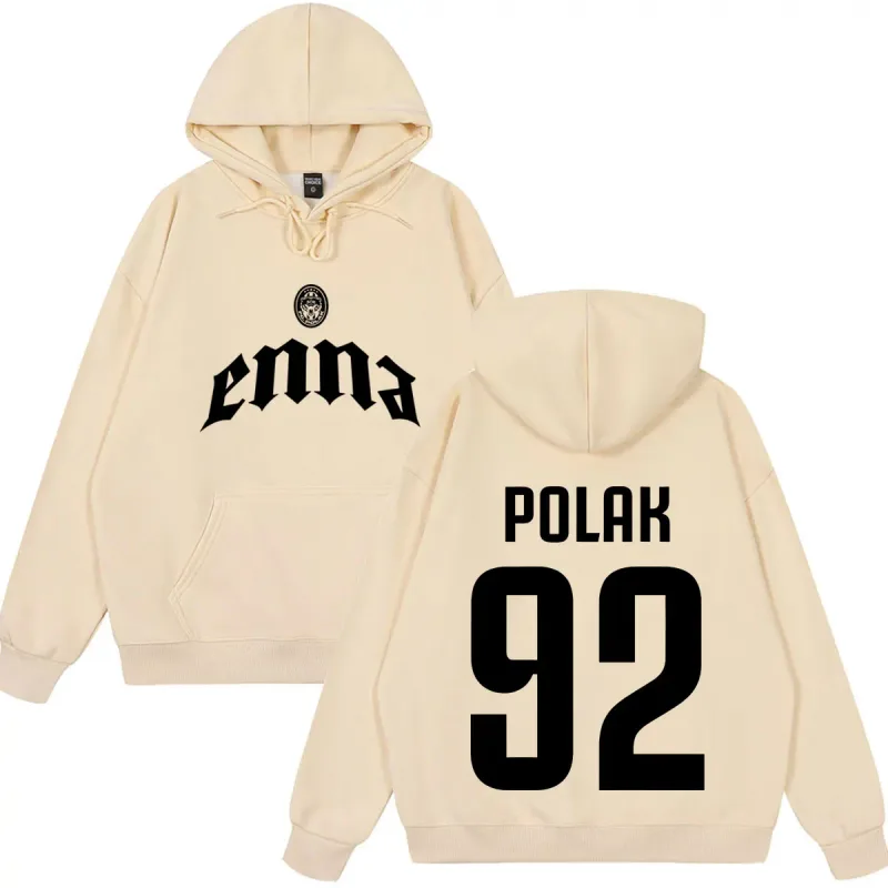 Rapper PLK Enna 2026 Tour Merch Hoodies Men Women Fashion Pullover Long Sleeves Loose Casual Hip Hop High Quality Sweatshirts