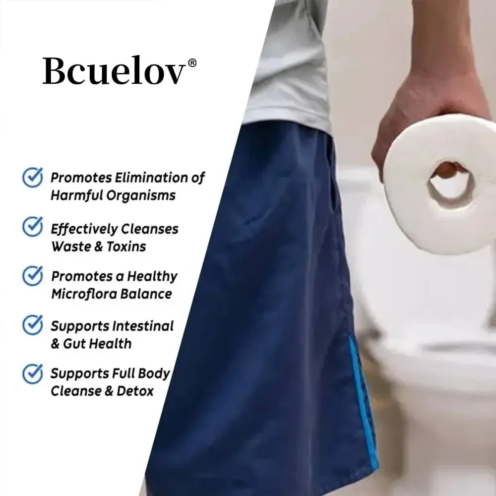 Colon Cleanser Detox Supplement - Bowel Cleansing & Probiotics - Natural Digestion Constipation & Bowel Relief Bowel Health