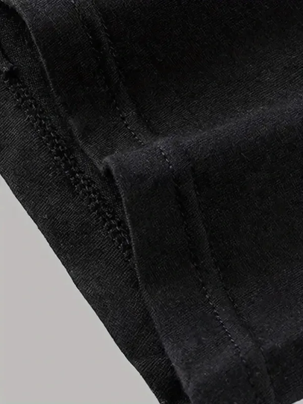 10PCS Men's Underwear Black Color Men Underpant High Stretch Boxer Shorts Sexy Men Panties Plus Size L-4XL Breathable Men Boxer